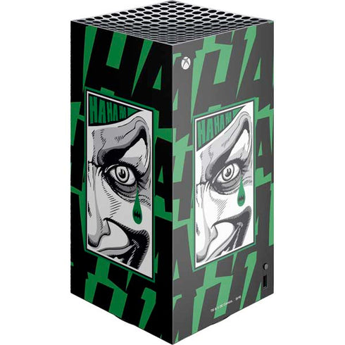 DC Comics The Joker Teardrop Card XBox Series X Digital Edition Console Skin